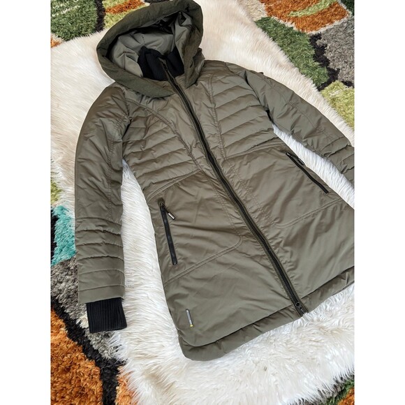 Lole Olive Green Puffer Jacket - Picture 2 of 11